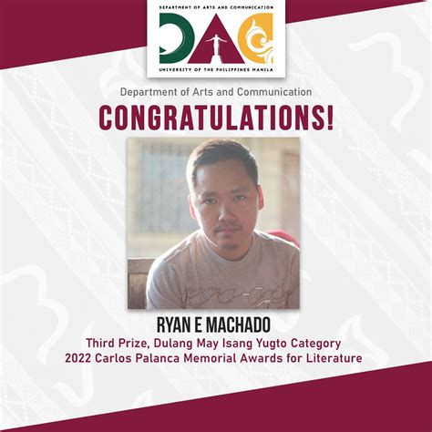 vince agcaoili|UA&P LIT faculty member wins Palanca Award for Poetry.